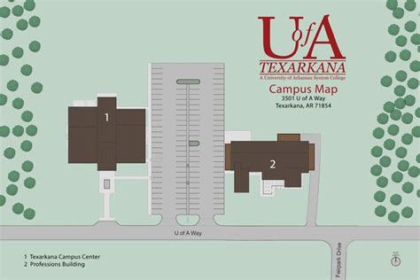 University Of Arkansas Campus Map - Maps For You