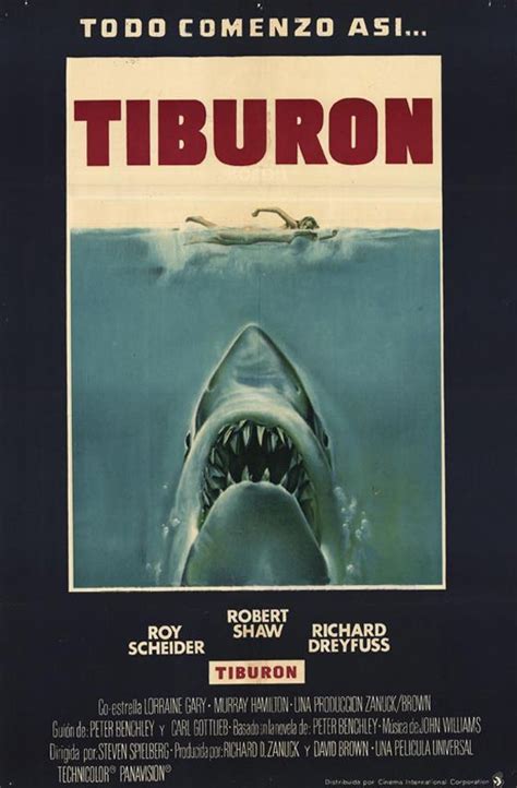 Tiburón (1975) C.esp. tt0073195 | Carteles de cine, Peliculas de terror, Cine gore