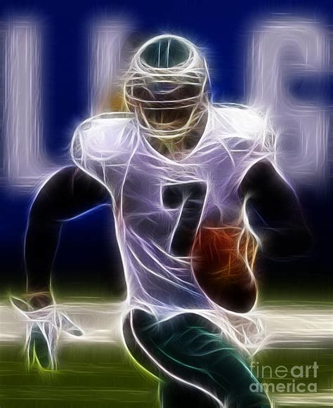 Michael Vick - Philadelphia Eagles Quarterback Photograph by Paul Ward - Fine Art America