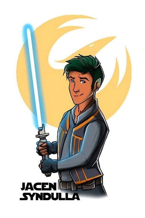 Jacen Syndulla with his father's lightsaber