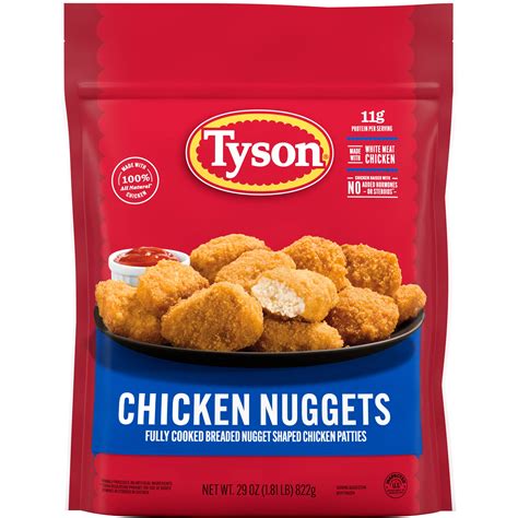 tyson chicken nuggets nutrition