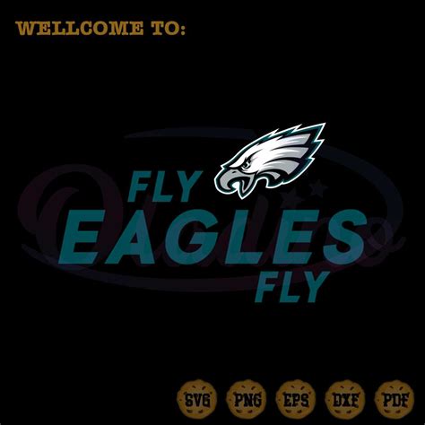 Philadelphia Fly Eagles Fly SVG Eagle Football Cutting Files