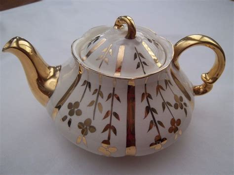 Vintage - Ellgreave Burslem England Teapot Ivory/Gold Numbered... | Tea ...