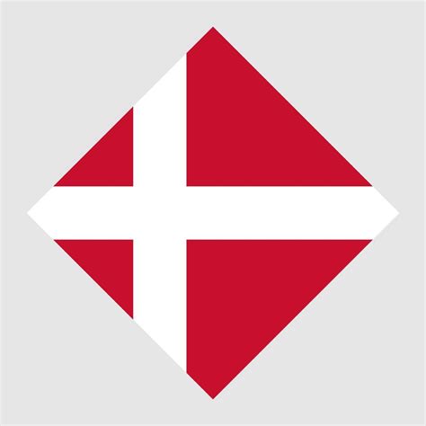 Denmark flag, official colors. Vector illustration. 10422255 Vector Art ...