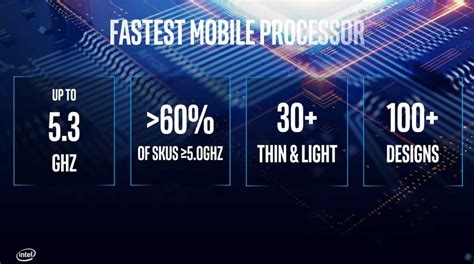 Intel calls its 5.3GHz 'Comet Lake-H' chip for gaming laptops the 'fastest mobile processor ...