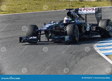 Team Williams F1, Pastor Maldonado, 2011 Editorial Photo - Image of ...