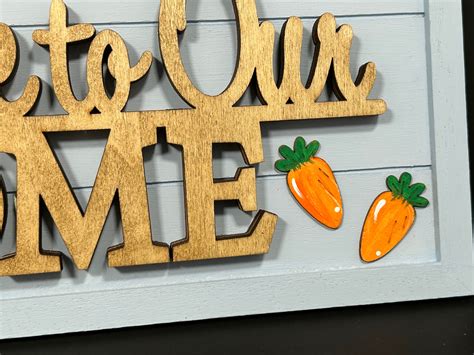 Welcome to Our Home Sign - Etsy