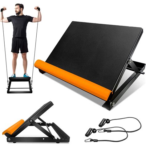 Buy Topmart Adjustable Slant Board, Calf Stretcher Portable Incline Boards, Ankle Incline Board ...