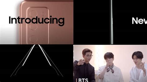 Samsung Unpacked 2020 trailer teases new devices and BTS - SlashGear