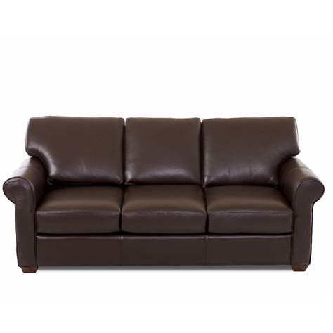 Wayfair Custom Upholstery Jennifer Leather Sofa & Reviews | Wayfair