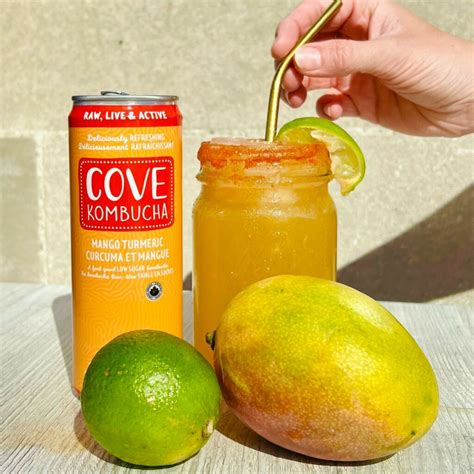 Kombucha Mangorita Recipe - Cove Soda