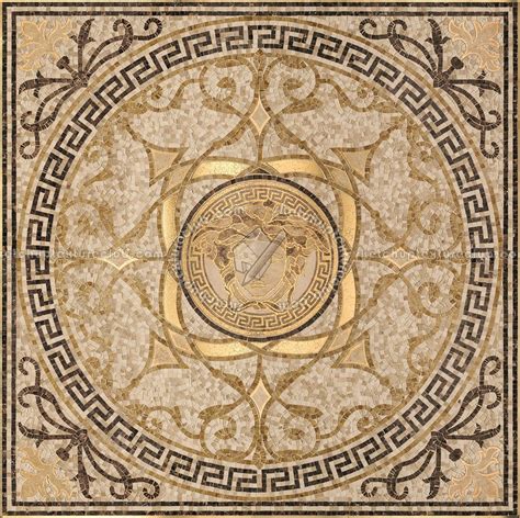 Mosaic ancient rome floor tile texture seamless 16409