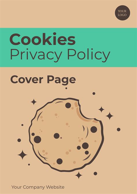 Cookies Privacy Policy Cover Page Template - Edit Online & Download Example | Template.net