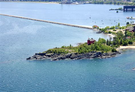 Marquette Harbor Lighthouse in Marquette, MI, United States ...