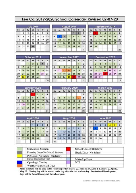 Lee County School Calendar Updated | Lee County School District