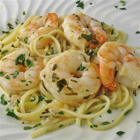 SHRIMP SCAMPI WITH PASTA