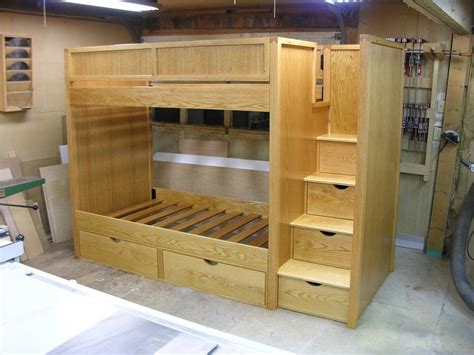 Bunk Beds with stairs | Bunk bed plans, Diy bunk bed, Bunk beds with stairs