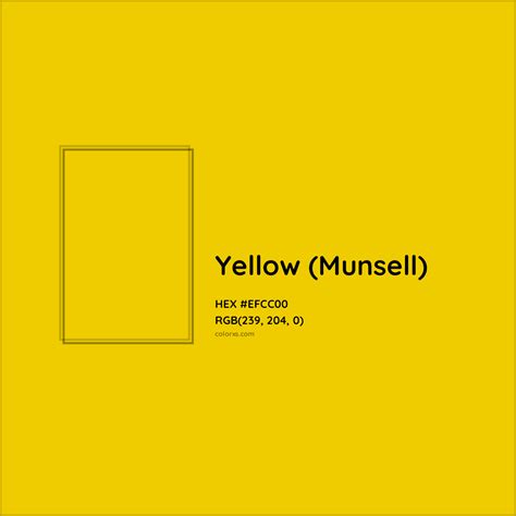 About Yellow (Munsell) - Color meaning, codes, similar colors and paints - colorxs.com