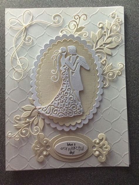 Wedding card tattered lace | Wedding day cards, Wedding cards handmade, Wedding anniversary cards