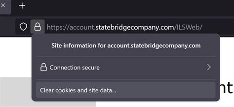 Firefox lock - Statebridge Company