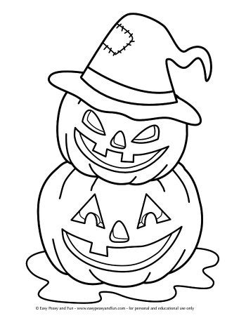 Toddler Halloween Coloring Pages