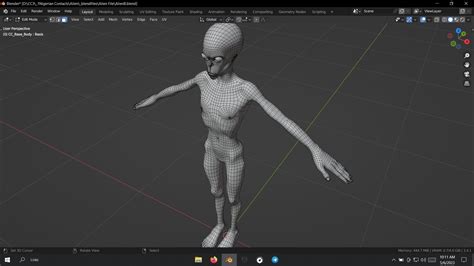 Realistic Alien 3D - TurboSquid 2066793