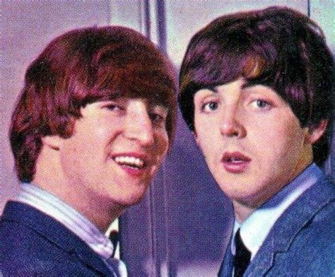John Lennon and Paul McCartney | Lennon and mccartney, Beatles pictures, Beatles rare