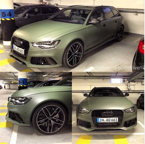 Matt green Audi RS6 | Audi rs6, Audi wagon, Audi