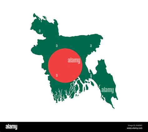 Bangladesh map Cut Out Stock Images & Pictures - Alamy