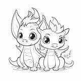 Cute Flying Baby Dragon Coloring Pages sketch template