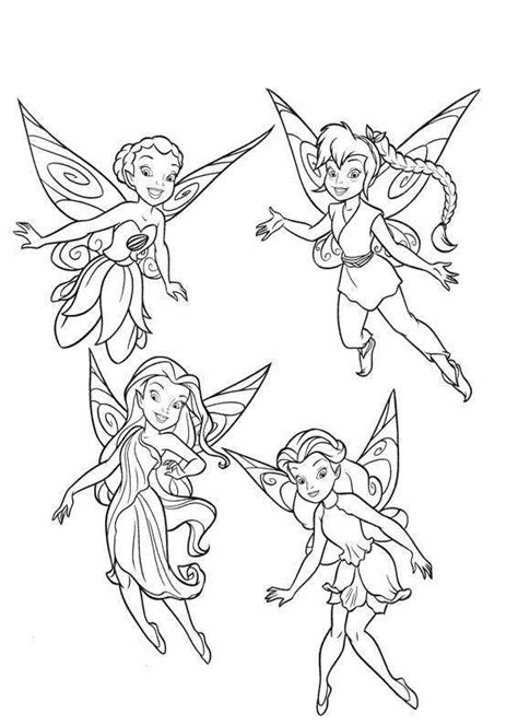 Free Printable Disney Fairies Coloring Pages For Kids | Tinkerbell ...