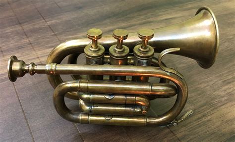 Antique Brass Trumpet Vintage Pocket Bugle Student Horn 3 - Etsy UK