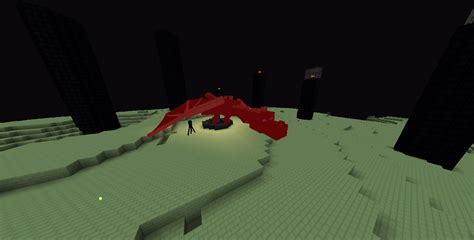 (Glitch) Ender Dragon became red when defeated : r/Minecraft