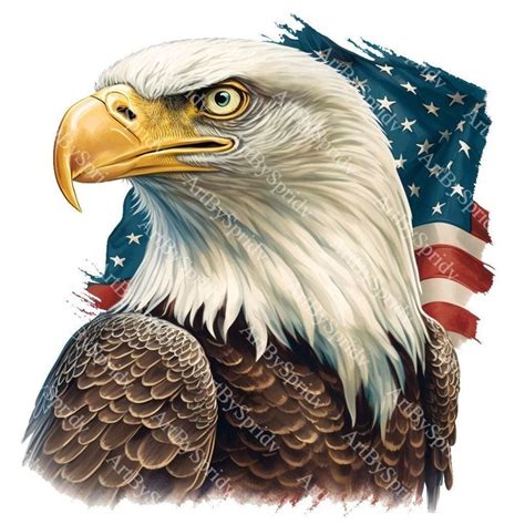 USA Patriotic Eagle Flag PNG Transparent Clipart Abstact - Etsy in 2023 | Usa patriotic ...