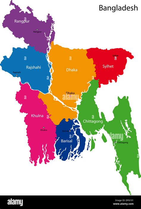 Bangladesh map hi-res stock photography and images - Alamy