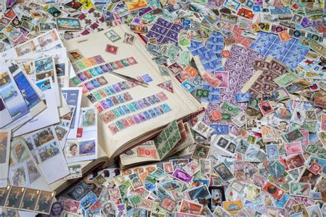 Philately - Stamp Collecting Editorial Image - Image of post, hobby ...