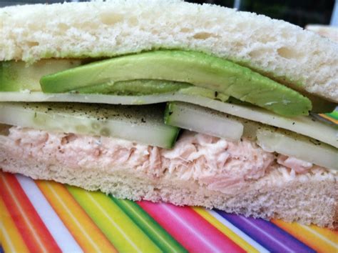 Happiness is Homegrown: Tuna Avocado Sandwich