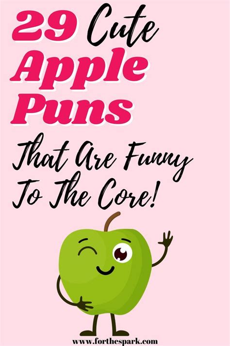 29 Insanely Funny Apple Puns | Apple puns, Apple quotes, Apple picking quotes