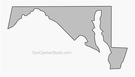 Maryland State Outline Png , Free Transparent Clipart - ClipartKey