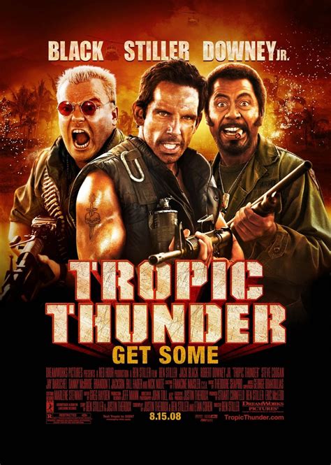 Tropic Thunder (#4 of 4): Extra Large Movie Poster Image - IMP Awards