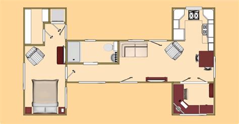 40 Foot Container Home Plans | plougonver.com