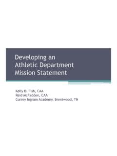 Developing an Athletic Department Mission Statement / developing-an-athletic-department-mission ...