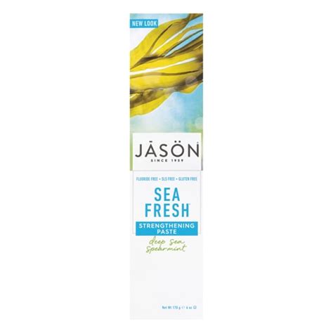 Jason Sea Fresh Strengthening Toothpaste Deep Sea Spearmint -- 6 oz - Vitacost