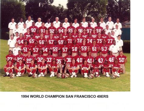 1994 49ers 5th Super Bowl Team | 49ers, San francisco 49ers, 49ers football