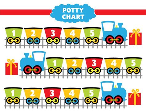 Train Potty Chart | amulette