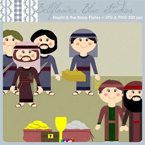 Nephi and the Brass Plates Digital Clipart - Etsy | Digital clip art ...