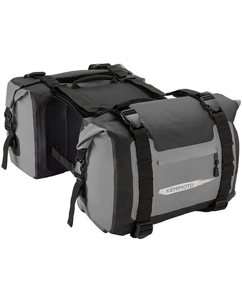 Buy kemimoto Motorcycle Saddlebags, Motorcycle Luggage Bag, Waterproof ...