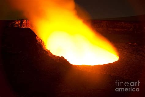 Halemaumau Crater Of Kilauea Volcano Photograph by Fahad Sulehria - Fine Art America