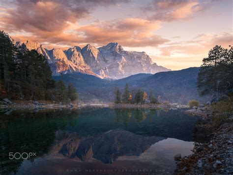 Eibsee sunset - Bavaria, Germany. Oct 2018.