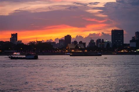 Sunsets in Phnom Penh | River cruises, Sunset, New york skyline